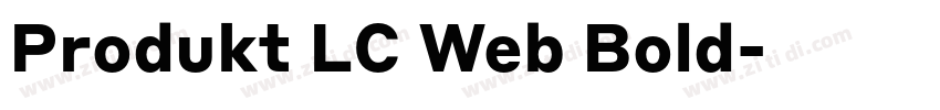 Produkt LC Web Bold字体转换 Produkt LC Web Bold字体转换